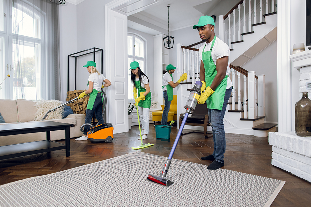 Cleaning Team Cleaning House
